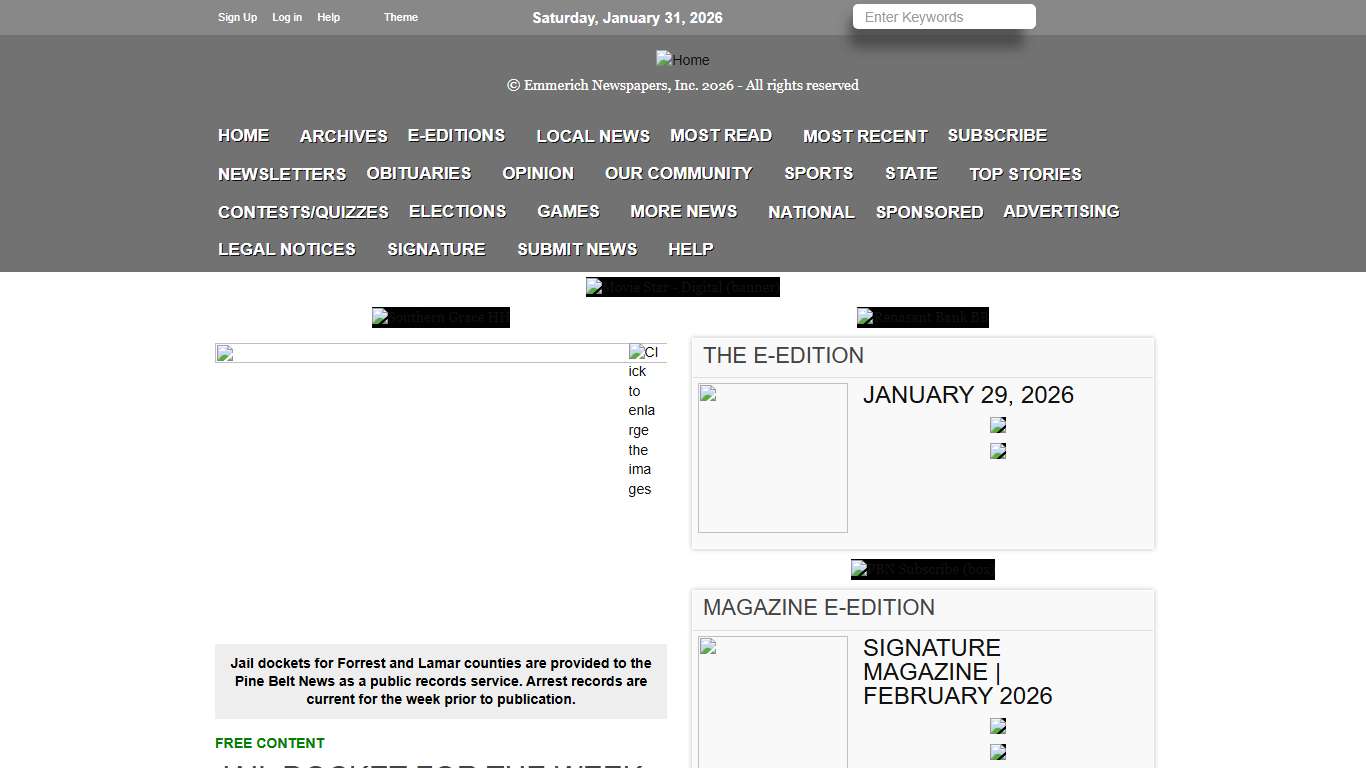Jail Docket for the week of January 22, 2026 HubCitySPOKES